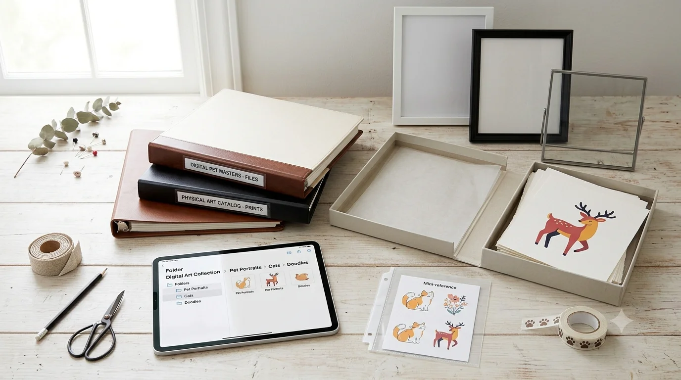 Organizing Your Pet Portrait Collection: Best Practices for Digital Files & Physical Prints