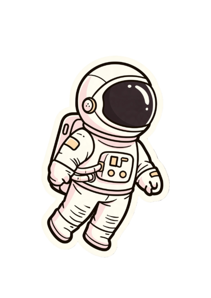 Cute Astronaut Sticker PNG – Kawaii Spaceman Illustration Printable Sticker, Die Cut Floating Cosmic Decal PNG for Planners, Laptops & Crafting Cute Astronaut Sticker PNG – Kawaii Spaceman Illustration Printable Sticker, Die Cut Floating Cosmic Decal PNG for Planners, Laptops & Crafting