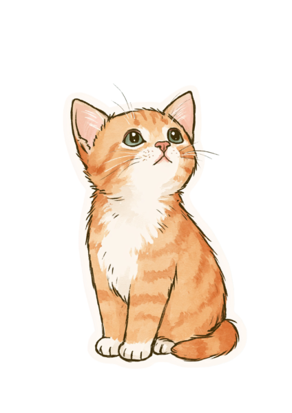 Cute Ginger Kitten Printable Sticker PNG – Watercolor Orange Cat Laptop Decal, Sweet Tabby Kitten Die Cut Design for Planner & Scrapbooking Cute Ginger Kitten Printable Sticker PNG – Watercolor Orange Cat Laptop Decal, Sweet Tabby Kitten Die Cut Design for Planner & Scrapbooking