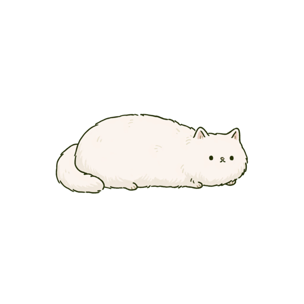 Cute White Cat Clipart PNG – Kawaii Fluffy Kitty Loaf Illustration, Minimalist White Kitten Digital Graphic Cute White Cat Clipart PNG – Kawaii Fluffy Kitty Loaf Illustration, Minimalist White Kitten Digital Graphic